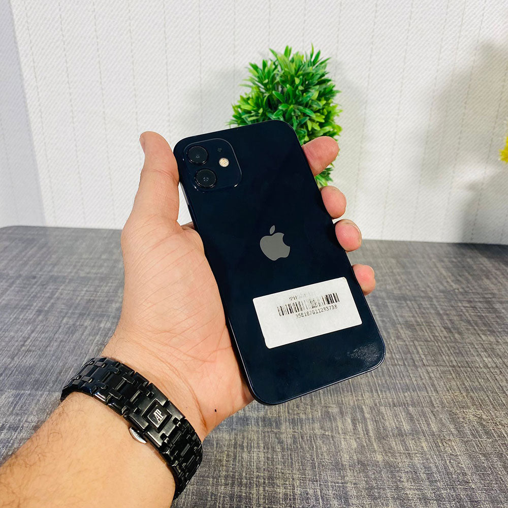 Apple | iPhone 12 | 64GB Storage | 4GB RAM | Apple A14 Bionic | 2815 mAh Battery | Battery Health 80%+ | 12MP Camera | Non PTA Approved (JV) | Mobile Phone